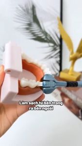 [Tặng hộp 50 tăm chỉ] Bàn Chải Đánh Răng 3 Chiều Bộ 4 Chiếc Lông Mềm Cao Cấp Đánh Bay Mọi Mảng BámSạch Sẽ Khoang Miệng