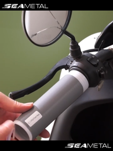 SEAMETAL Self Shrinking Motorcycle Handlebar Cover Non-Slip Anti Vibration Moto Silicone Grip Sleeve Universal Protector Cover