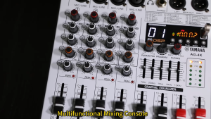 audio mixeryamaha/AG-4Kmixer with equalizer4 channel professional Stage Performance Events karaokeBluetooth MP3 malaking screen player USB na may function ng sound card pag-record ng USB computer pag-record ng U disk direct recording