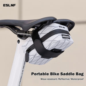 Waterproof Road Bicycle Saddle Bag Portable Mini MTB Rear Bag Reflective Cycling Storage Bag Bike Accessories