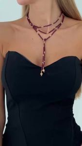 Ingemark | Ingemark Vintage Seed Beads Chain Long Choker Necklace Women Stackable Adjustable Sweater Chain 2026 Fashion Jewelry Accessories