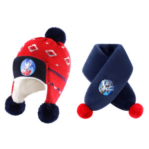 SHIPAILUO | Mũ len bảo vệ tai cho bé trai mùa đông 2023 phong cách mới thường ngày bằng polyester mũ tròn không có viền