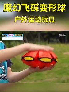 [Little B House] Magic Flying Saucer Ball UFO Flat Throw Disc Ball LED Light Toy Outdoor Sport 飞碟球 Bola Baling - BT360