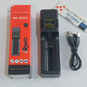 Bộ sạc Pin 3.7V - 4.2V Li-ion Battery charger / Loại Khay 1 VIÊN (USB Changer 3.7V lithium)