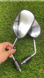 กระจกมองหลังเดิม L/R (ขาชุบ) CLICK ขนาดเกลียว 10 มิล สินค้าคุณภาพดีพร้อมส่ง