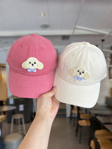 Korean Style Children's Baseball Cap: Spring & Autumn Cartoon Girls Fashionable Casual Long Brim Hat for Outings and Babies