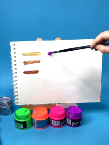 Cat Glow in The Dark Premium Cat Sepatu Akrilik 100ml Menyala Untuk Kain Canvas Kulit