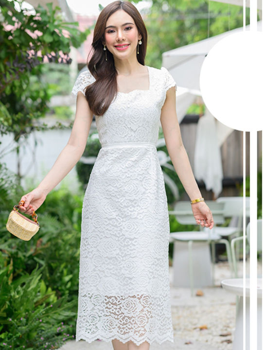 White lace dress | Lazada PH