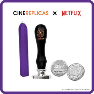 [Cinereplicas x Netflix] Wednesday peripheral fire paint seal set Wednesday Adams family envelope email wax seal