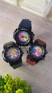 Jam Tangan Anak Laki-Laki Sport Anti Air Karakter Baby Shark Terbaru
