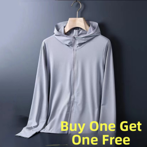 Lightweight Breathable Mens Fishing Jacket Quick Dry Sportswear Summer Workwear Thin Sun Protection Shirt Large Size Hoodie