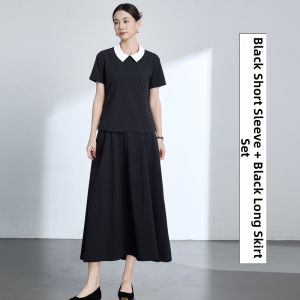 High-end Beauty Salon Staff Uniform 2026 New Short Sleeve Set