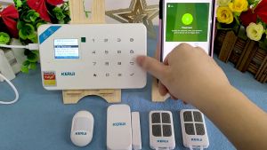 Alarm Rumah WIFI Home KERUI W18 TUYA & 5 Sensor Gerak 6 Sensor Magnet