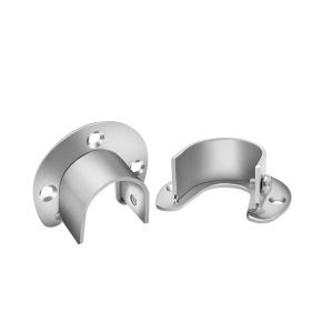 Reviln ราวจับหน้าแปลน สเตนเลส รูปตัว U สําหรับในตู้เสื้อผ้า ขนาด 25mm 32mm Closet Rod Brackets