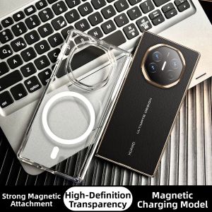 JECE | Huawei Mate X Tri-Fold Screen Clear Shockproof Case with Pivot Protection Magnetic Mount Rotation Stand