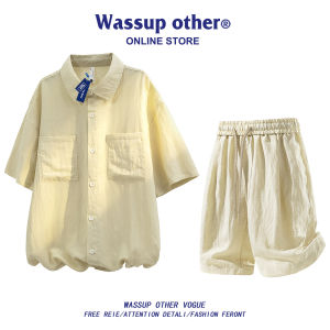 Summer Linen Sport Casual Two-Piece Set