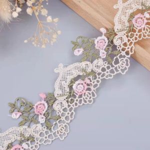 One Meter Long Color Water-Soluble Embroidery Cheongsam Neckline DIY Accessories Denim Trousers Decoration Lace Lace Width 6cm