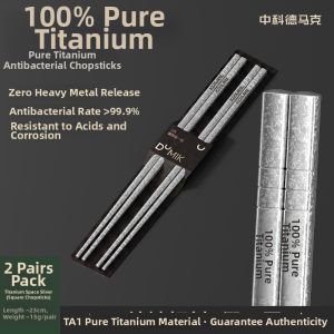 DUMIK | Antibacterial Mould-Resistant Titanium Chopsticks Set