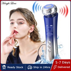 Hengfa Lina Face Lifting Device Hot Cool Facial Massager EMS RF Tightening Machine Anti Wrinkle Skin Rejuvenation Home SPA Beauty Instrument