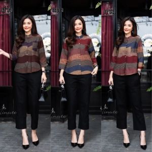 ชุดเซ็ทผ้าลินินฝ้ายเกรดพรีเมี่ยม 3 สี ลายม่วง ลายเลือดหมู ลายกรม เสื้อทรงหน้าสั้นหลังยาว สุดใดที่สุด สุดผ้าเรียความสะอาด สามารถใช้ผสมSpendex ยืดได้เยอะ แต่งปลายขาดโดดเด่น 3 เม็ด คุณภาพสวยใสและสวยงามเข้าสู่ระยะยาว