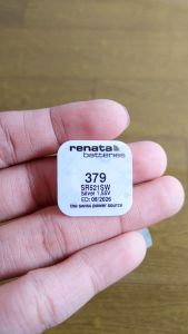 Renata SR521SW Baterai jam tangan Renata 379 SR521SW Silver 1.55V