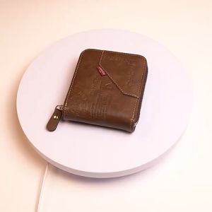 PIYU กระเป๋าสตางค์แฟชั่นผู้ชายความจุสูงกระเป๋าสตางค์สไตล์เปิดปิดซิปกระเป๋าสตางค์เก็บบัตรหลายแบบ