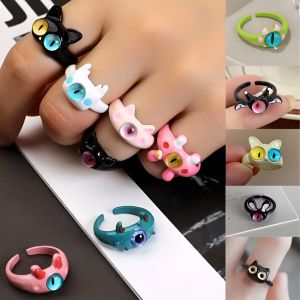 Ring Cincin Akrilik Aesthetic Lucu Karakter Monster Inc Adjustable GROSIR