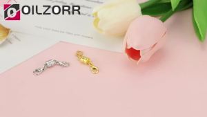 Magnetic Necklace Clasps and Closures with Lobster Clasp 14K Gold and Silver Plated Magnet Jewelry Clasps Converters