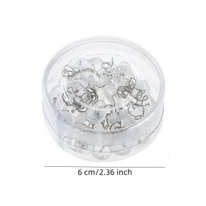 20/40 PCS Transparent Bed Sheet Clip Fixer Twist Nail Sofa Cushion Blanket Cover Gripper Holder Attachment Non-Slip For Home