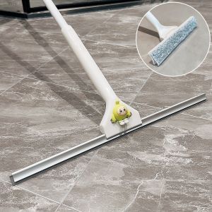 Extended Pole Glass Cleaning Squeegee Set for Home Use Bathroom Water Scrubber Mopping Floor Bathroom Scraper Broom Set
