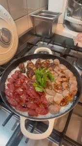SMEG Seafood Pot Double Ear Cast Iron Soup Pot Non Stick Stew Pot Periuk Cast Iron Sup Masak