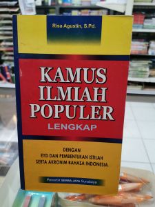 Kamus Ilmiah Populer. dengan index huruf