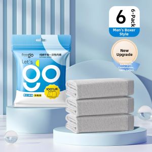 Freego | Sterilized Disposable Mens Boxer Shorts Cotton 3 Pcs