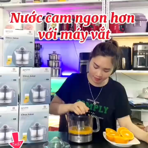 Máy vắt cam Inox Xoay 2 chiều tự động CooKing 700ml 40w Máy khỏe vắt kiệt nước nhanh chóng