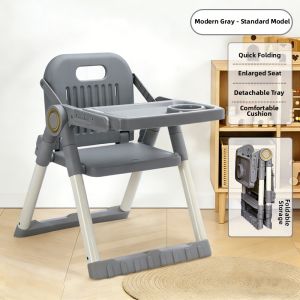 AMEITO | Adjustable Foldable Baby High Chair