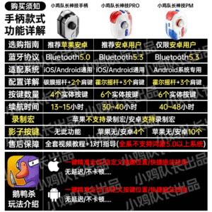 XIAOJIDUIZHANG | Pro Technique Gaming Controller for Android iOS Smartphones Tablets