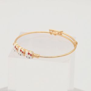 Hyl Jewelry 340B Gelang Anak Titanium Bangle Segar Bracelet Terbaru