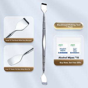 CHUBEISHI | Manual Blackhead Remover Tool with Dual-Head Pimple Needle
