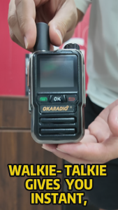 OKARADIO R420 Walkie Talkie Network POC Radio Long Range 6000KM Nationwide Global Intercom Free Sim Car 3000mAh High Capacity Type-C Two Way Radio