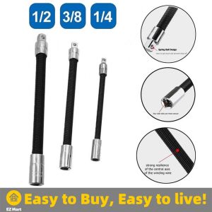 【Fast Shipping】 Extension Socket Wrench Spring Bar 1/4 3/8 1/2 Drive Fast Ratchet Socket Extender Extension Rod Hand Adjustment Tool Extension Socket Drive Hand Tool LZC-Wrench-Spring