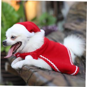 ฮาโลวีนตกแต่งคริสต์มาสเสื้อผ้าสัตว์เลี้ยงลูกสุนัขเสื้อคลุมเท็ดดี้ทําอุปกรณ์วันหยุดรื่นเริงไอเดียของขวัญที่ไม่ซ้ํากัน