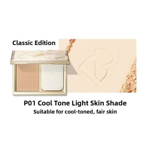 Perfect Diary Feather Satin Powder Compact Long-lasting No-cake Oil-control Makeup Setting Foundation Cake Translucent Matte