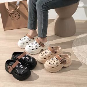 Sandal Baim Selop Motif Strap Aksesoris Crystal Blink-Blink Rubber EVA Premium Import E1605-1