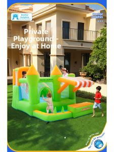 Doctor Dolphin | Indoor Small Inflatable Castle Bouncy Trampoline Slide Ball Pool Toy House