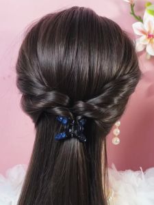 Kẹp Tóc Đuôi Ngựa Cao Hình Chữ V Phụ Kiện Tóc Nữ Kẹp Tóc Đá Rhinestone Phụ Kiện Tóc Cao Cấp Phụ Kiện Tóc