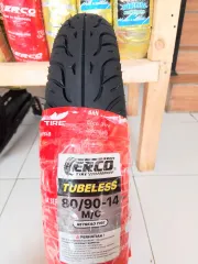 1 PCS BAN LUAR ERCO TUBLES FREE PENTIL 80/90-14 ALL MOTOR MATIC