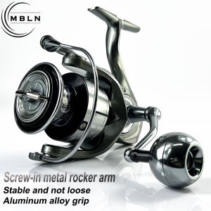1PC MBLN Metal Long-Casting Spinning ReelFull Metal Shell Aluminum Spool Metal Balanced RotorMetal Handle Knob