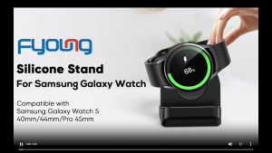 For Samsung Galaxy Watch 8 7 5 6 4 3 Classic Ultra Silicone Charger Cradle Dock Wireless Stand Holder Charging Base