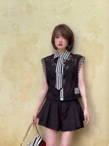 Lace Design Summer Womens Shirt