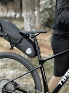 TOSUOD | TOSUOD Bicycle Tail Bag Outdoor Cycling Bag 10L Large Capacity Bike Bag Waterproof Reflective Storage Bag Bike Accessories